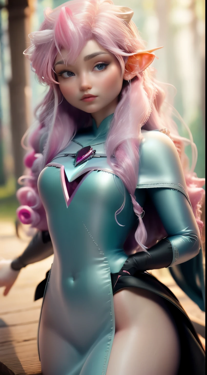 Elfgirl (rose quartz SU-elsa frozen Disney Tinker waifu mezclando modelos .) (ultra fUSION of white and pink hair) Highly detailed CG unity 8k wallpaper, style shot, complex, High detail, dramatic, highest quality movie still image, Very detailed, masterpiece, Best Quality, character design, elsa, elsa from frozen,fusión Diamante Rosa (( dark style)), realistic and ultra detailed rendering style, natural light, sharp character design, (hard focus, 8k), (((Natural skin texture))), 8k textures, soft cinematic lighting, Adobe Lightroom, dark room, HdR, sophisticated, elegant, rich detail, Sharp focus appearance) )), calming tones, frenesí de detalles, intricate detail, Super detail, low contrast, Soft film Lighting, Muted colors, Exposure Mix, HdR, Desteñir, 35mm, f/1.4, THEY ARE LIKE THIS, f16, 25 sec.