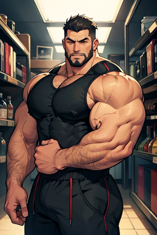 Very big and strong male character