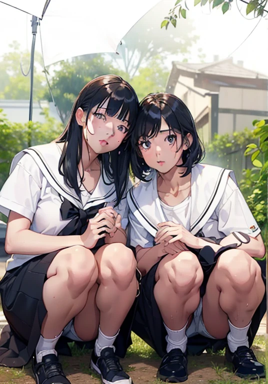 (Very detailed CG ユニティ 8k 壁紙), (masterpiece), (Highest quality), (Very detailed), (Best illustrations), (Best Shadow), (Absurd), Break Girl, Sweat, vapor, Mid-chest, View your viewers,