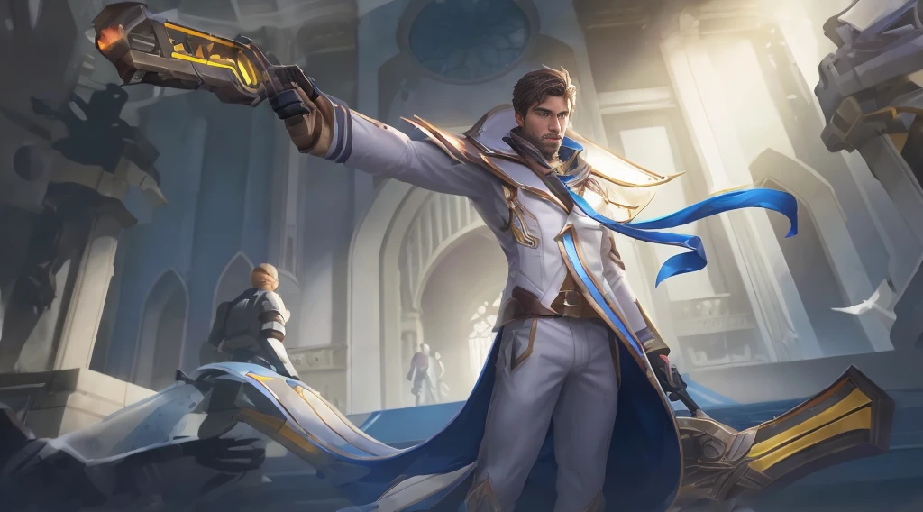 ((BEST Quality, 8k, Work: 1.3)), upper body,, Sharp focus: 1.2, man with perfect figure, highly detailed facial and skin texture, Detailed eyes, double eyelids, interior view, short hair,