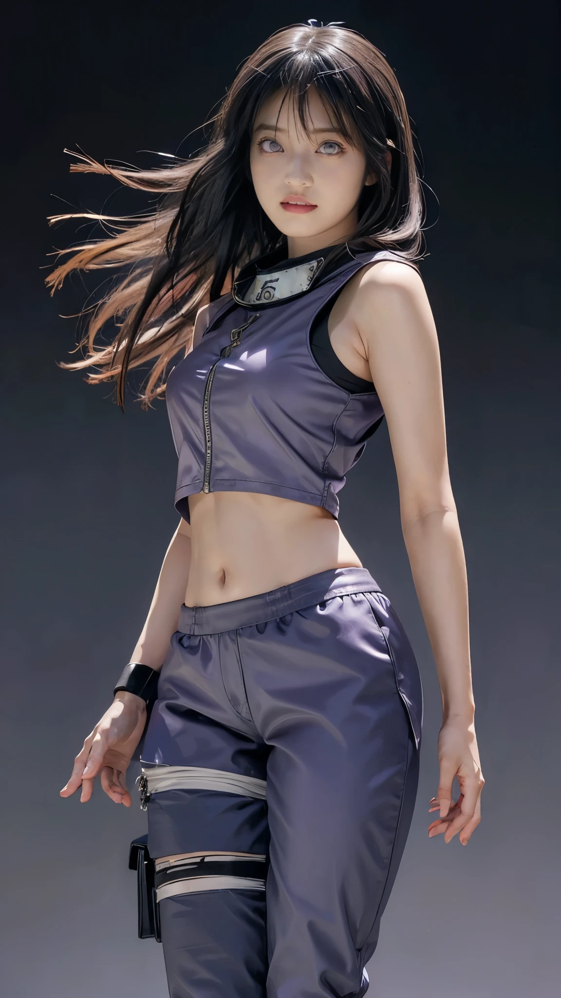 (best quality,ultra-detalhado),(Realistic:1.37),Tifa Lockhart, Rosto bonito e detalhado, maquiagem preta nos olhos, textura ultra realista, rosto delicado, corpo delicado, expression serious