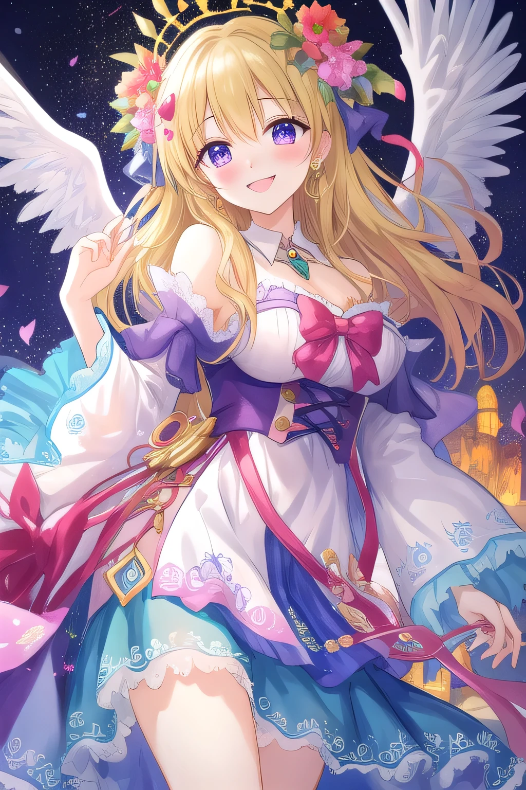 Ecstatic and enchanted expression