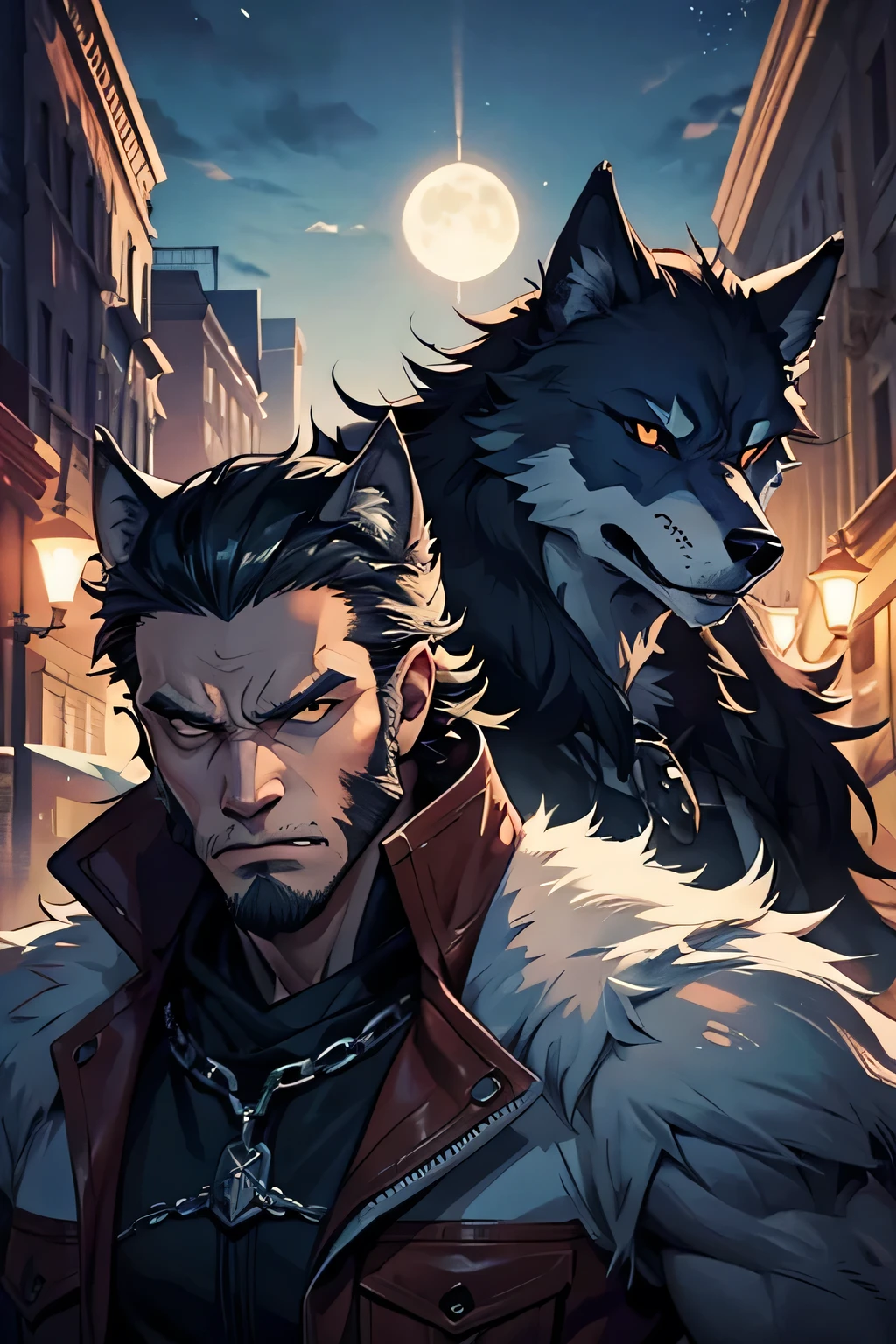 wolf man、werewolf