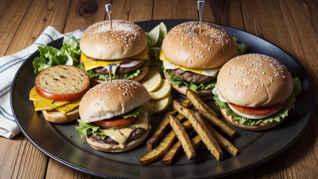 Burger plate 