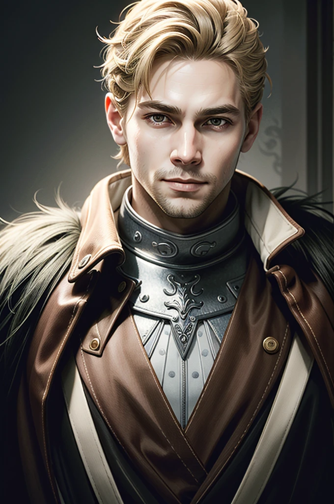 ((ultra detailed, masterpiece, best quality))
DAICullen, 1boy, solo, blonde hair, brown hair, portrait