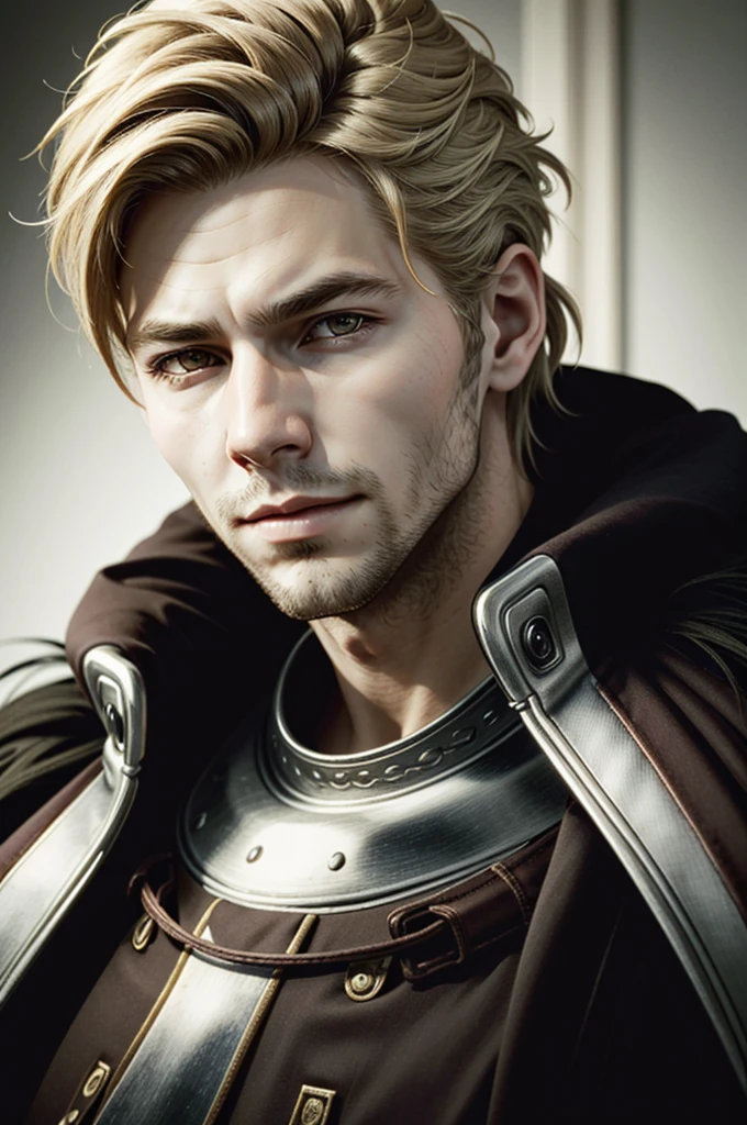 ((ultra detailed, masterpiece, best quality))
DAICullen, 1boy, solo, blonde hair, brown hair, portrait