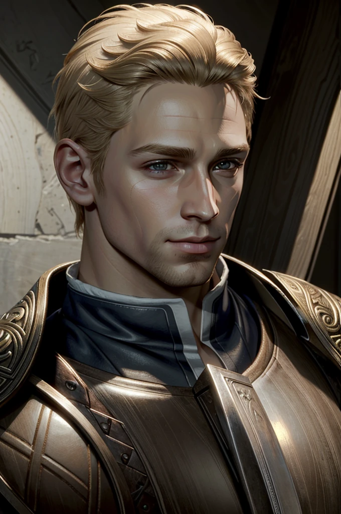 ((ultra detailed, masterpiece, best quality))
 DAAlistair, 1boy, solo, blonde hair, brown eyes, portrait