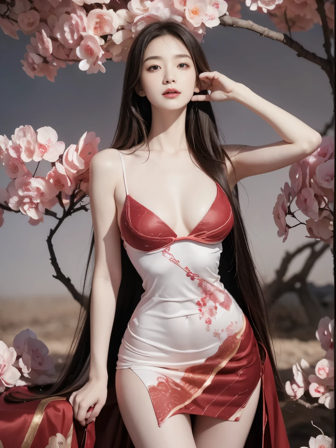 Official Art, Unity 8K wallpaper, Extremely detailed, beautiful and aesthetic, masterpiece, best quality, (zendispute, Mandala, dispute, endispute), (Fractal Art:1.3) , 1 Girl, Extremely detailed, Dynamic Angle, Cowboy shooting, The most beautiful form of chaos, elegant, Barbarian design, Vibrant colors, , author：James Jean, Robbie Devi Antonio, Ross Chen, French Bacon, It was cold, Adrian Genius, Petra Corrette, Gerhard Richter, Takato Yamamoto, Ashley Wood, atmosphere, The ecstasy of notes, The flowing notes are clearly visible