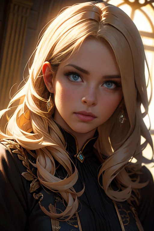 a sophisticated woman wearing an elegant 18th century english court dress, long curly wig, beautiful detailed eyes,beautiful detailed lips,extremely detailed eyes and face,longeyelashes, in a luxurious interior, high quality, realistic, photorealistic, photo-realistic:1.37, (best quality,4k,8k,highres,masterpiece:1.2),ultra-detailed,(realistic,photorealistic,photo-realistic:1.37),dramatic lighting,dramatic shadows,cinematic composition,chiaroscuro,rich colors,ornate details