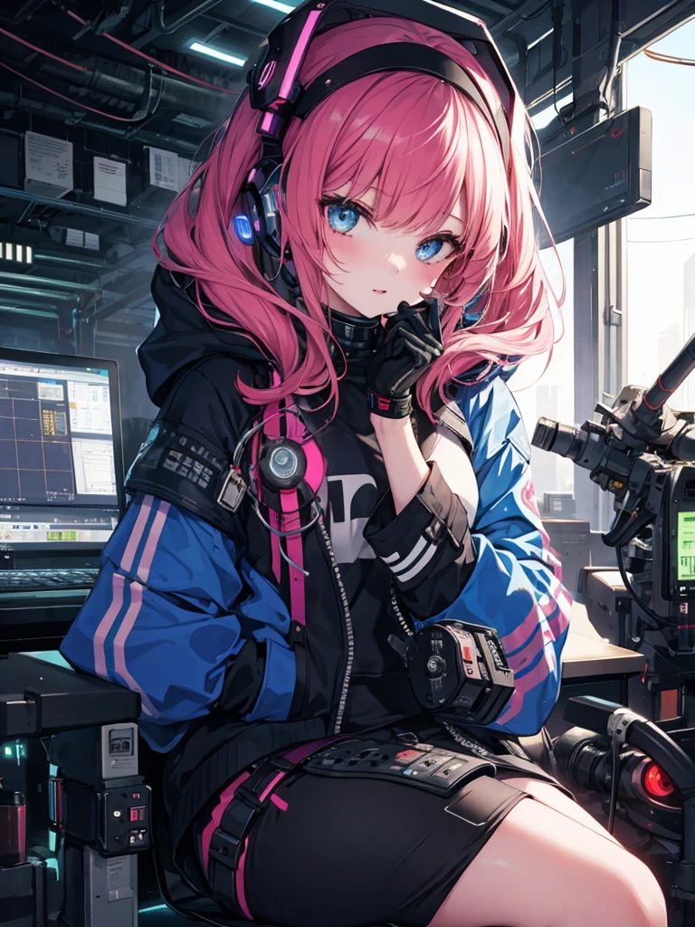 1girl,cyperpunk girl, cyborg