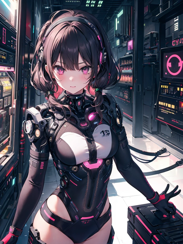  1girl,cyperpunk girl, cyborg