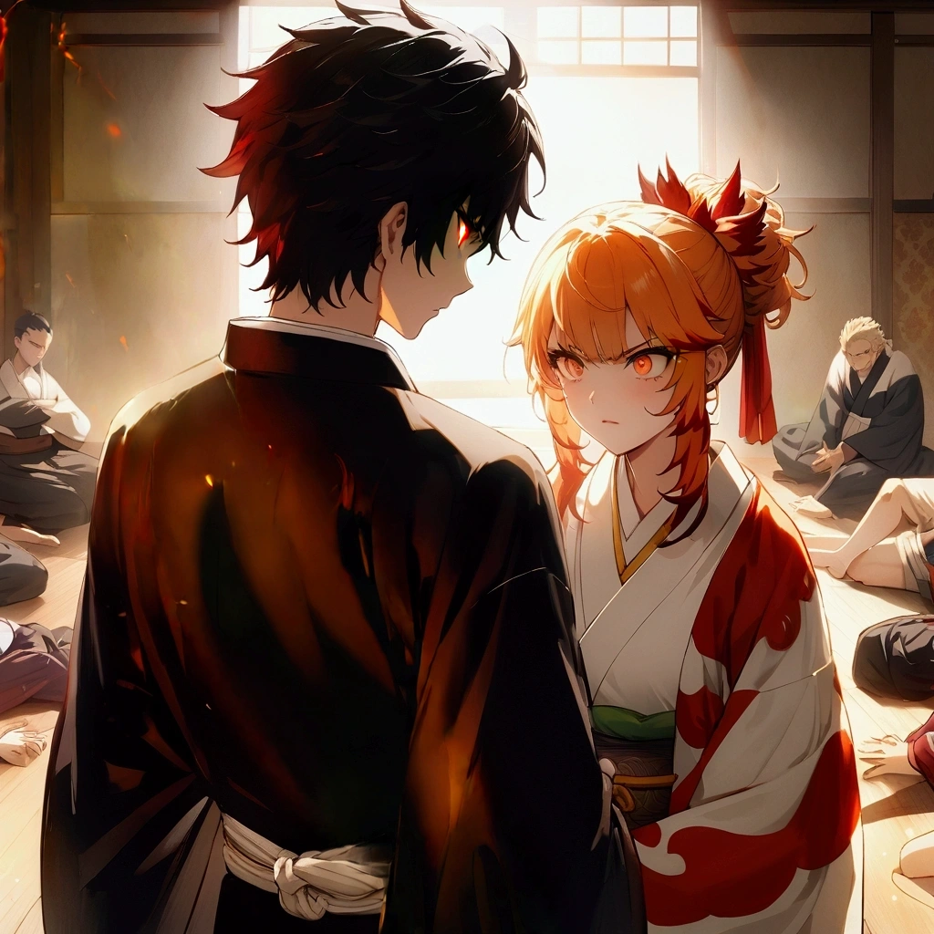Angry eyes, red glowing eyes, red eyes, majestic scene, masterpiece.