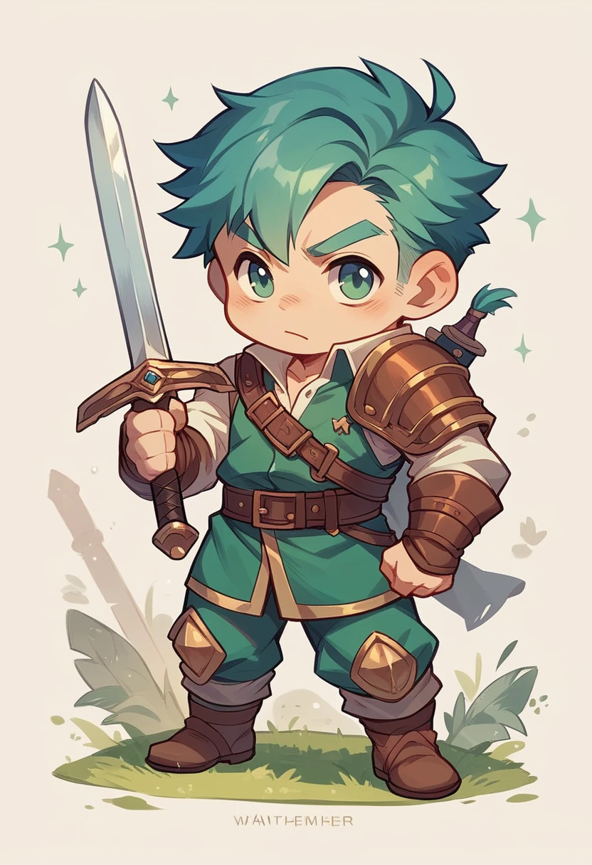 Chibi, boy, Adventurer,sword