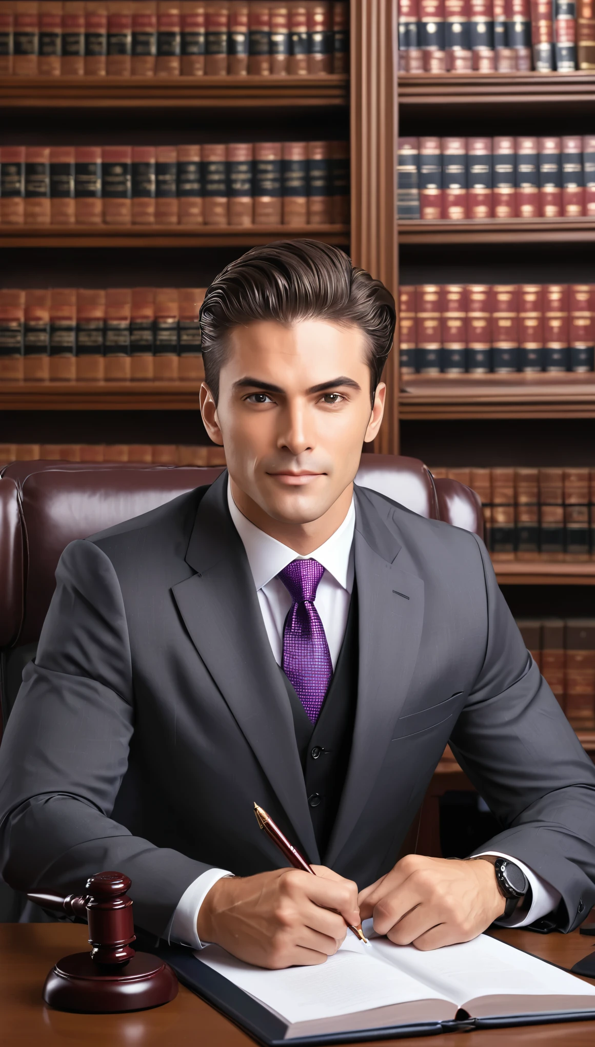 talented male lawyer