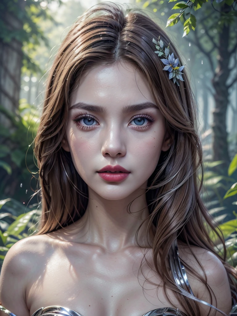masterpiece, unreal engine, intricate details, reflections/refraction, fairy setting, vivid colors:1.2, trees, flowers and foliage simulating a sculpture of an entire body from a pregnant Japanese woman blending in with the real environment of a blooming Japanese garden, all this composite simulates a shape of a face from a beautiful fairy woman pareidolia, during a light rain, with droplets sparkling in the air, (Viewpoint show entire body in panoramic angles: 1.1), (8k, uhd, RAW photo, best quality, ultra high res, masterpiece:1.1), (ultra realistic, photo-realistic:1.1), (extremely detailed skin and clothes), 85mm, film photography, dslr, cinema4d, studio quality, film grain, masterpiece, unreal engine, intricate details, reflections/refraction, cyberpunk setting, vivid colors:1.2, "trees, flowers and foliage simulating a sculpture of an entire body from a pregnant blondie american sexy woman blending in with the real environment of a garden skullcandy", "all this composite simulates a shape of a face from a beautiful fairy woman pareidolia", during a sunrise light, (raylights across the branches and leafs making a fantasy ambient), dressed (details of a very beautiful face),(best quality:1.4)16k resolution,(photo realistic:1.5), (realistic:1.5), 16k, (1girl:1.4) 21years old、fashion supermodel、cinematic lighting, (Increase quality:1.2), (best quality real texture skin:1.2), (ultra detailed eyes:1.2)), finely detailed face, ((finely quality eyes:1.2)), (tired and sleepy and satisfied:0.0), (detailed lips:1.33)、(Detailed nose:1.2)、((chrome:1.22)), (Increase body line mood:1.1), (Increase skin texture beauty:1.3), ((accurat, award winning:1.2)), (absurdres) ((ultra sharp focus)), (small head: 1.4)、(slim face), pink_makeup:1.25, long blue_eyeliner:1.12, (red_lipstick:1.32), ((brown_eyes:1.35)), perfect dark_eyeshadows:1.3, ((matte skin:1.33))、(super detailed makeup on eyes:1.15), iridescent eyes, with professional makeup, vibrant eyes:1.2, ((anatomically correct:1.3)