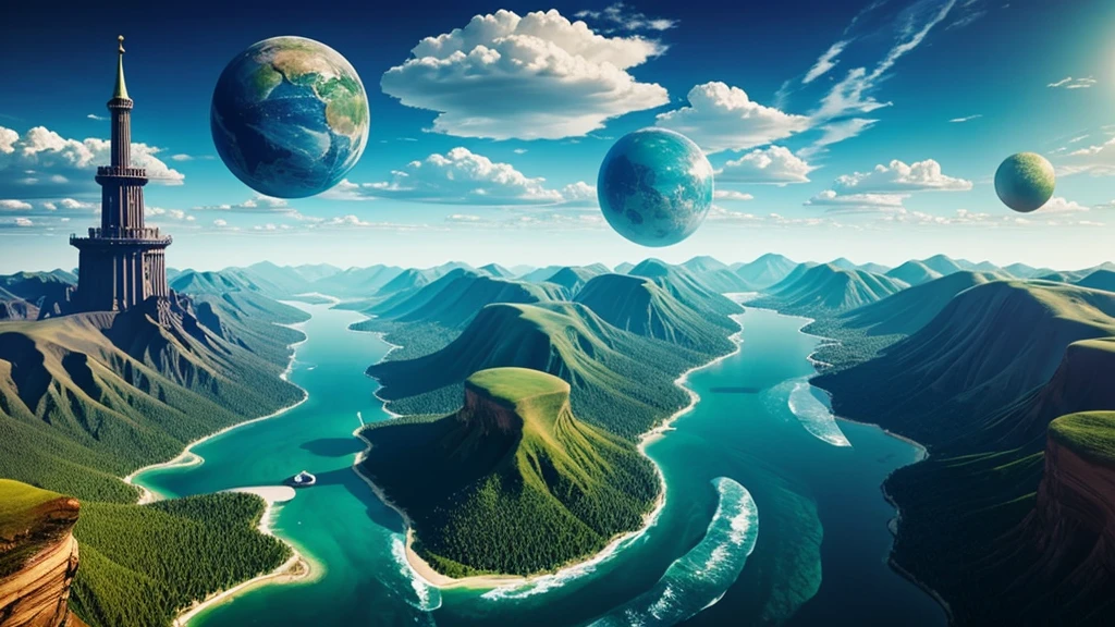 Being surreal creates imaginary worlds, different dimensional worlds