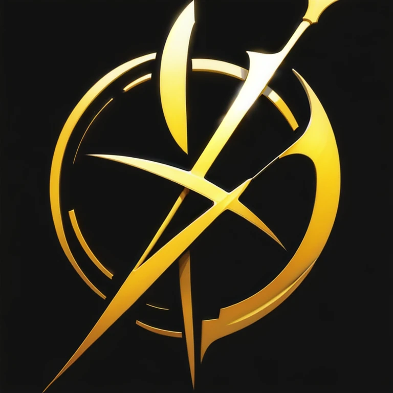 Organic very simple logo using a bow and arrow