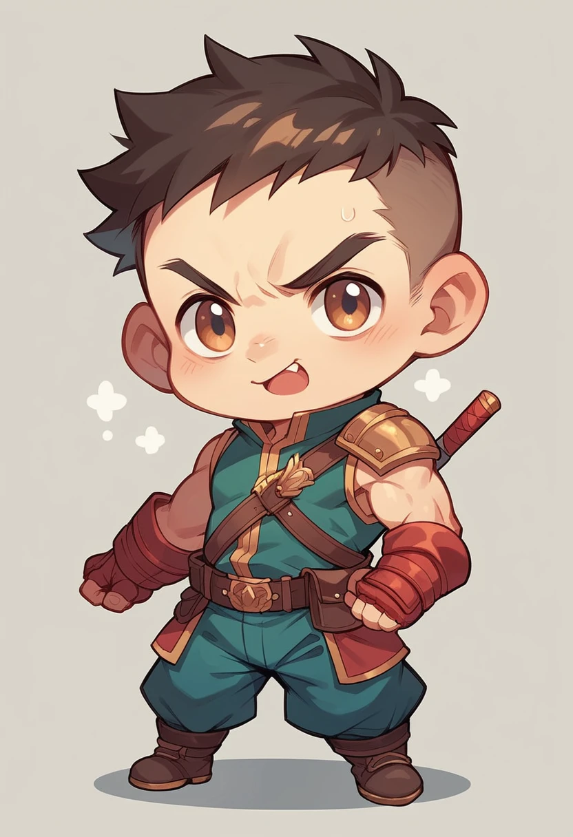 Chibi, boy,Fighter