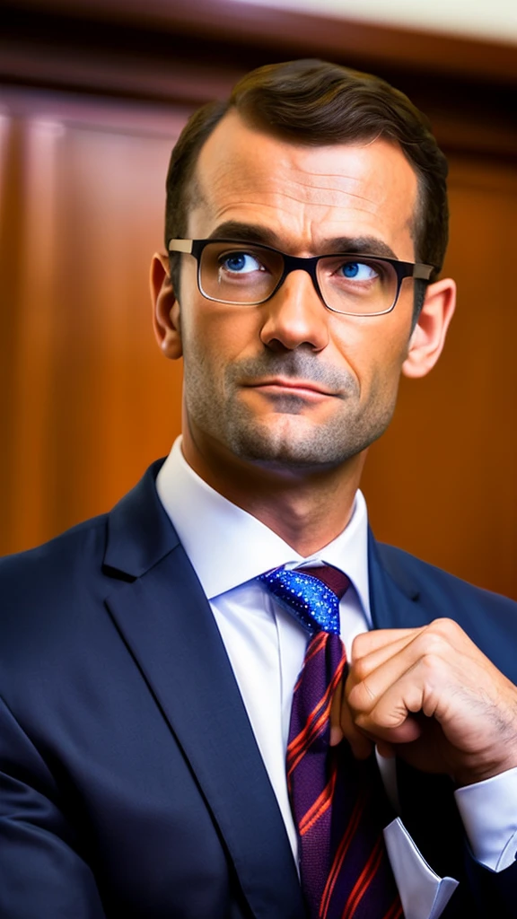 a middle-aged man in a formal suit, delivering a passionate final argument to the jury in a courtroom scene, fists raised, (best quality,4k,8k,highres,masterpiece:1.2),ultra-detailed,(realistic,photorealistic,photo-realistic:1.37),HDR,UHD,studio lighting,ultra-fine painting,sharp focus,physically-based rendering,extreme detail description,professional,vivid colors,bokeh,courtroom,lawyer,law,justice,serious expression,intense gesture,persuasive,dramatic lighting
