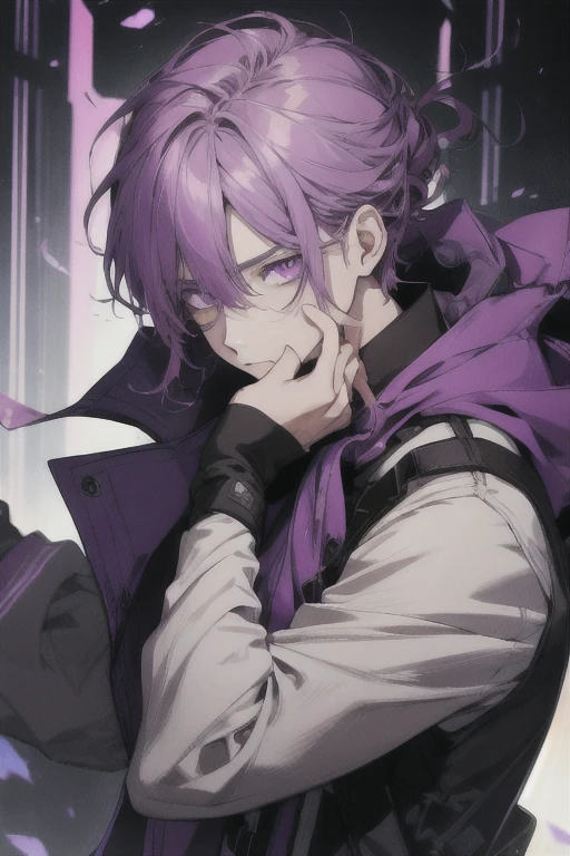 1guy, official, purple eyes,