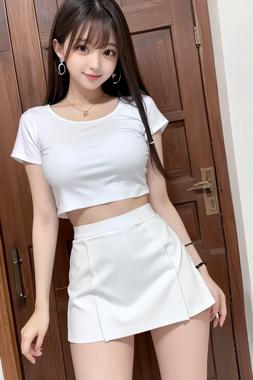 , , white pantie, short skirt