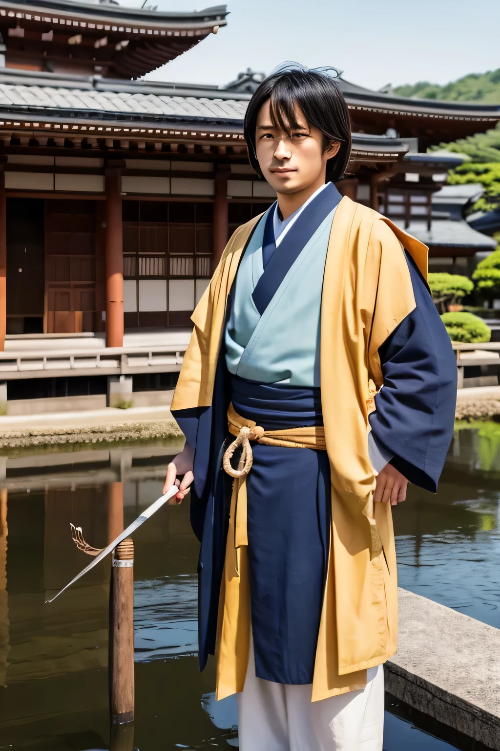 Edo Period　Young man　Inventor　Japan　