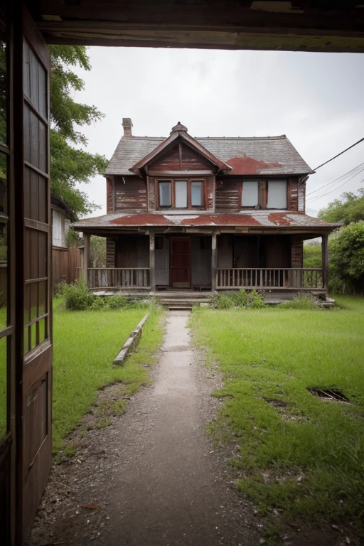 Abandoned house、exterior