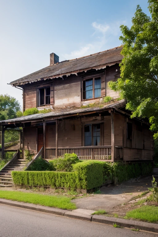 Abandoned house、exterior