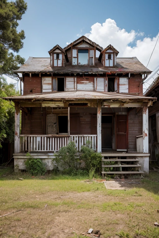 Abandoned house、exterior