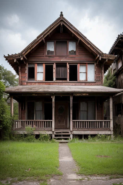 Abandoned house、exterior