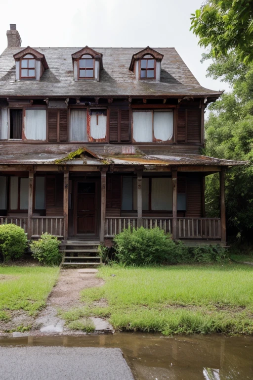 Abandoned house、exterior