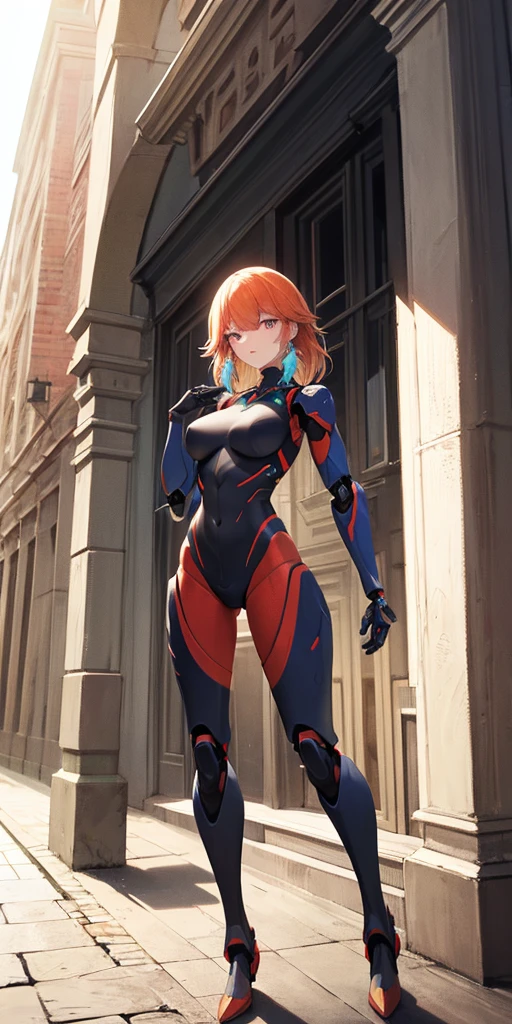 There is a woman in a robot suit posing next to an ancient building, Beautiful white girl half cyborg, Cute cyborg girl, Beautiful girl cyborg, Perfect Robot Girl, Cyborg girl, Young cyborg grady, Beautiful Female Robot, Beautiful robot woman, cyborg girl, perfect cyborg female, porcelain cyborg, Female robot, Beautiful cyborg images