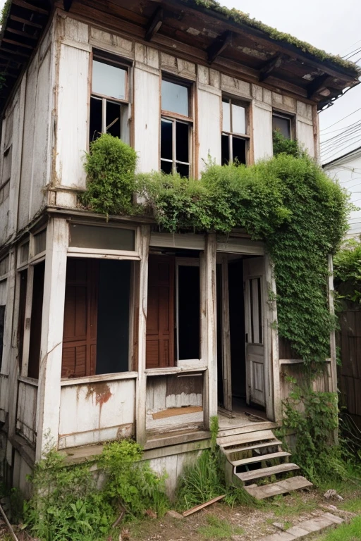 Abandoned house、exterior