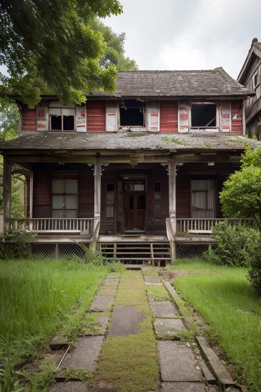 Abandoned house、exterior