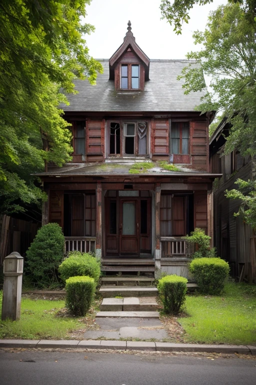 Abandoned house、exterior