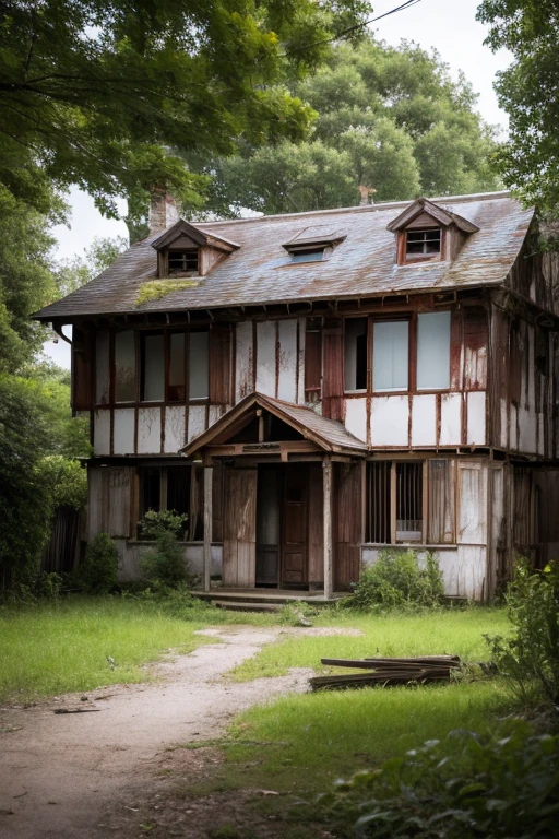 Abandoned house、exterior