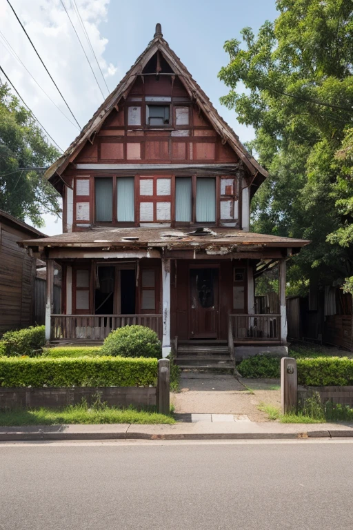 Abandoned house、exterior