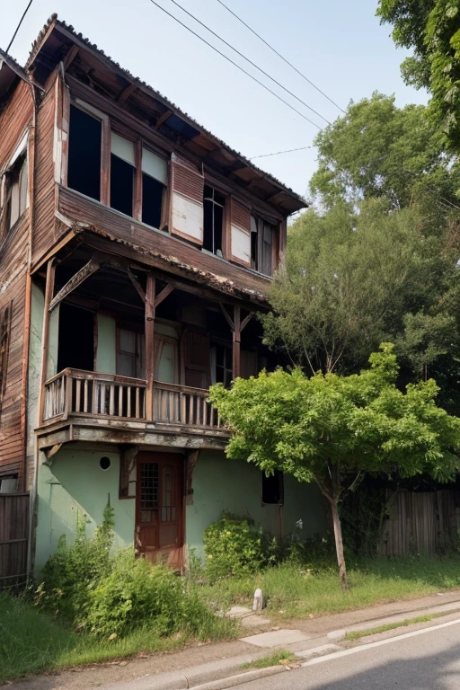Abandoned house、exterior