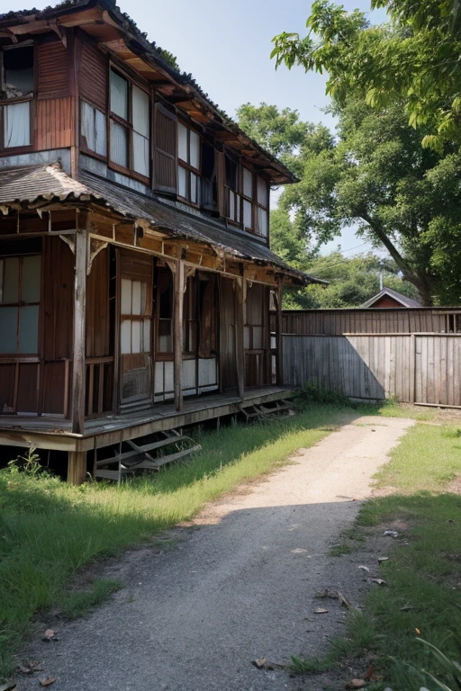 Abandoned house、exterior