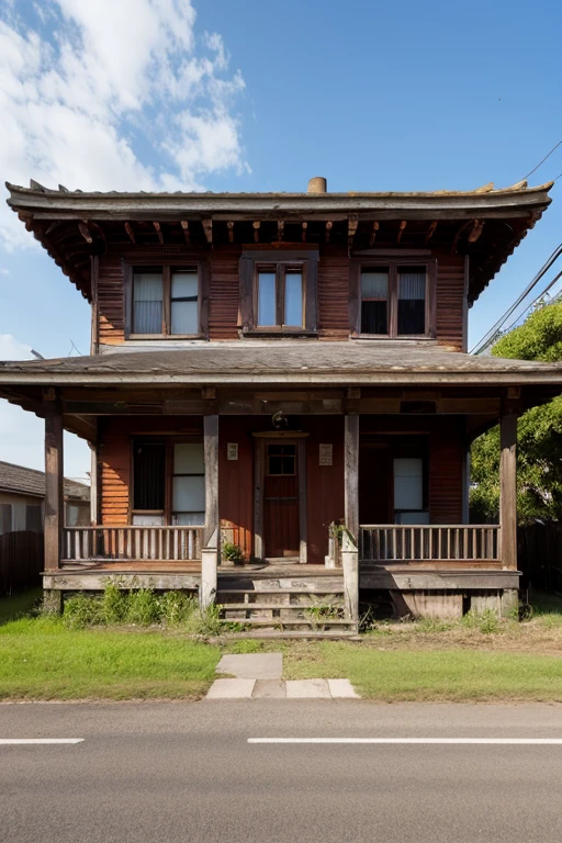 Abandoned house、exterior