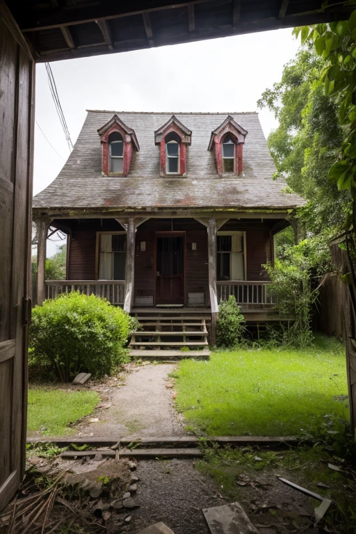 Abandoned house、exterior