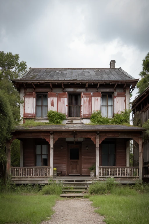 Abandoned house、exterior