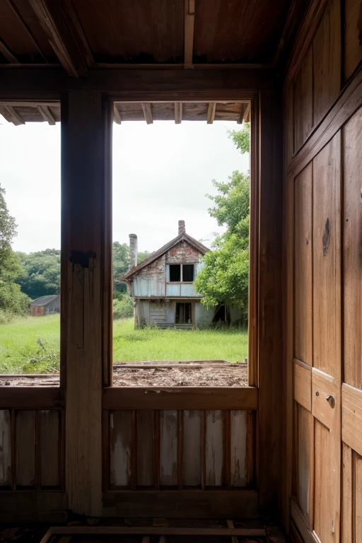 Abandoned house、exterior