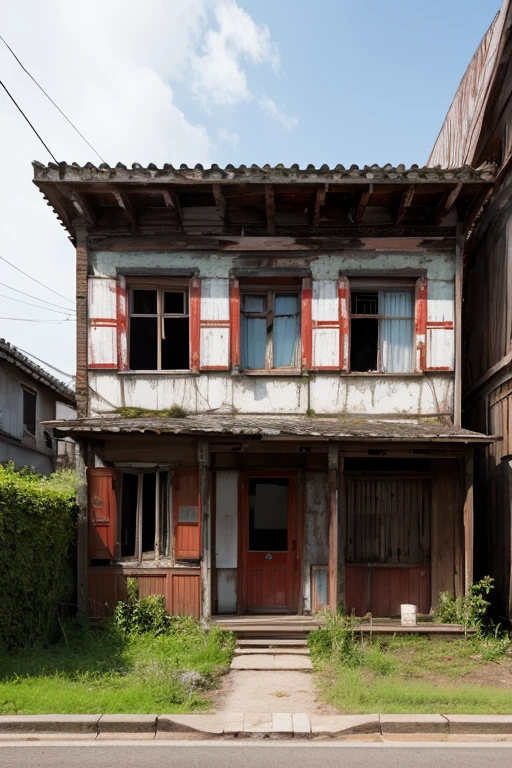 Abandoned house、exterior