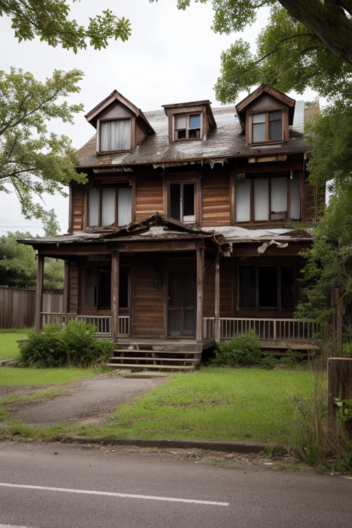 Abandoned house、exterior