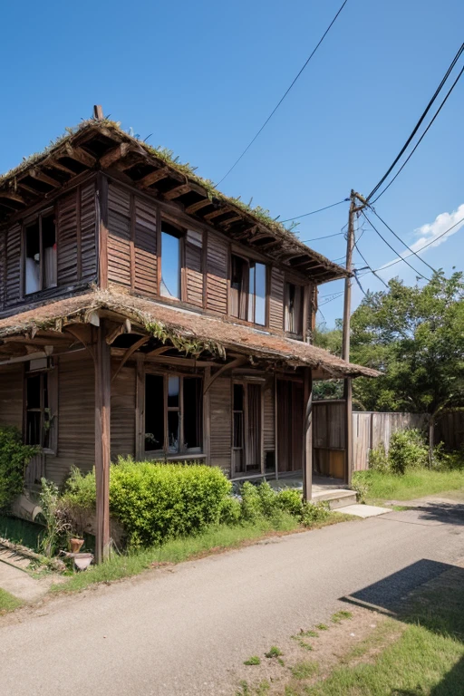 Abandoned house、exterior
