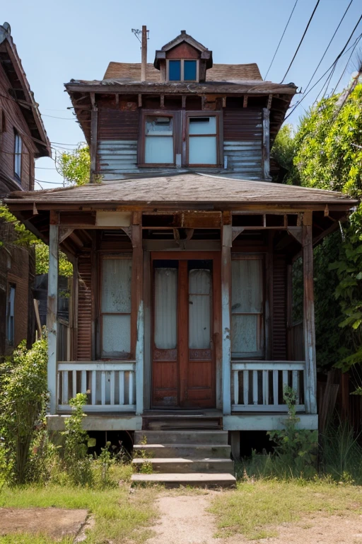 Abandoned house、exterior