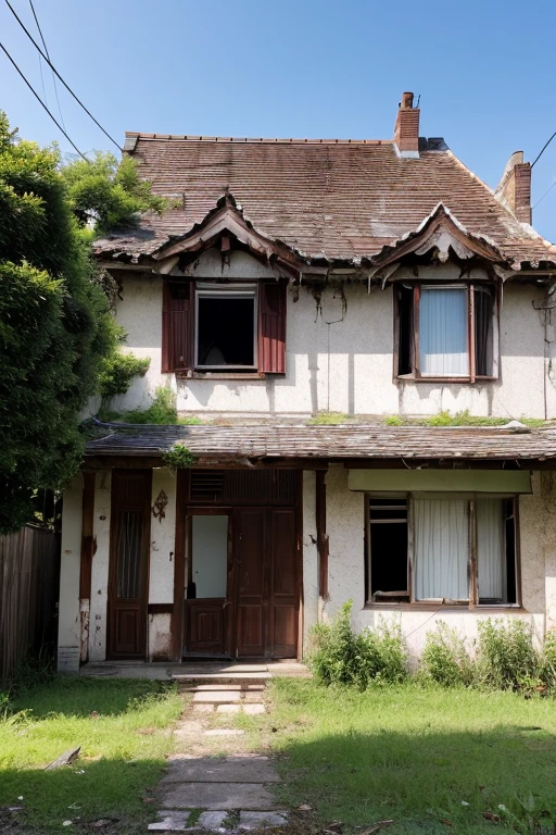 Abandoned house、exterior