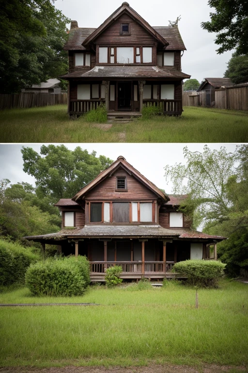 Abandoned house、exterior