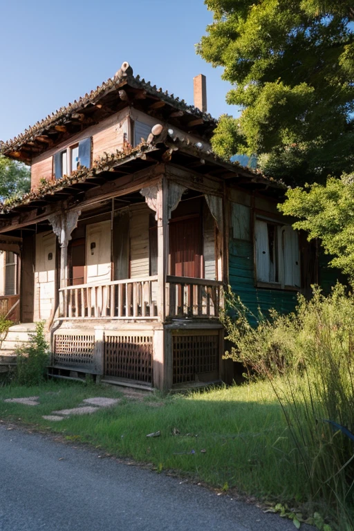 Abandoned house、exterior